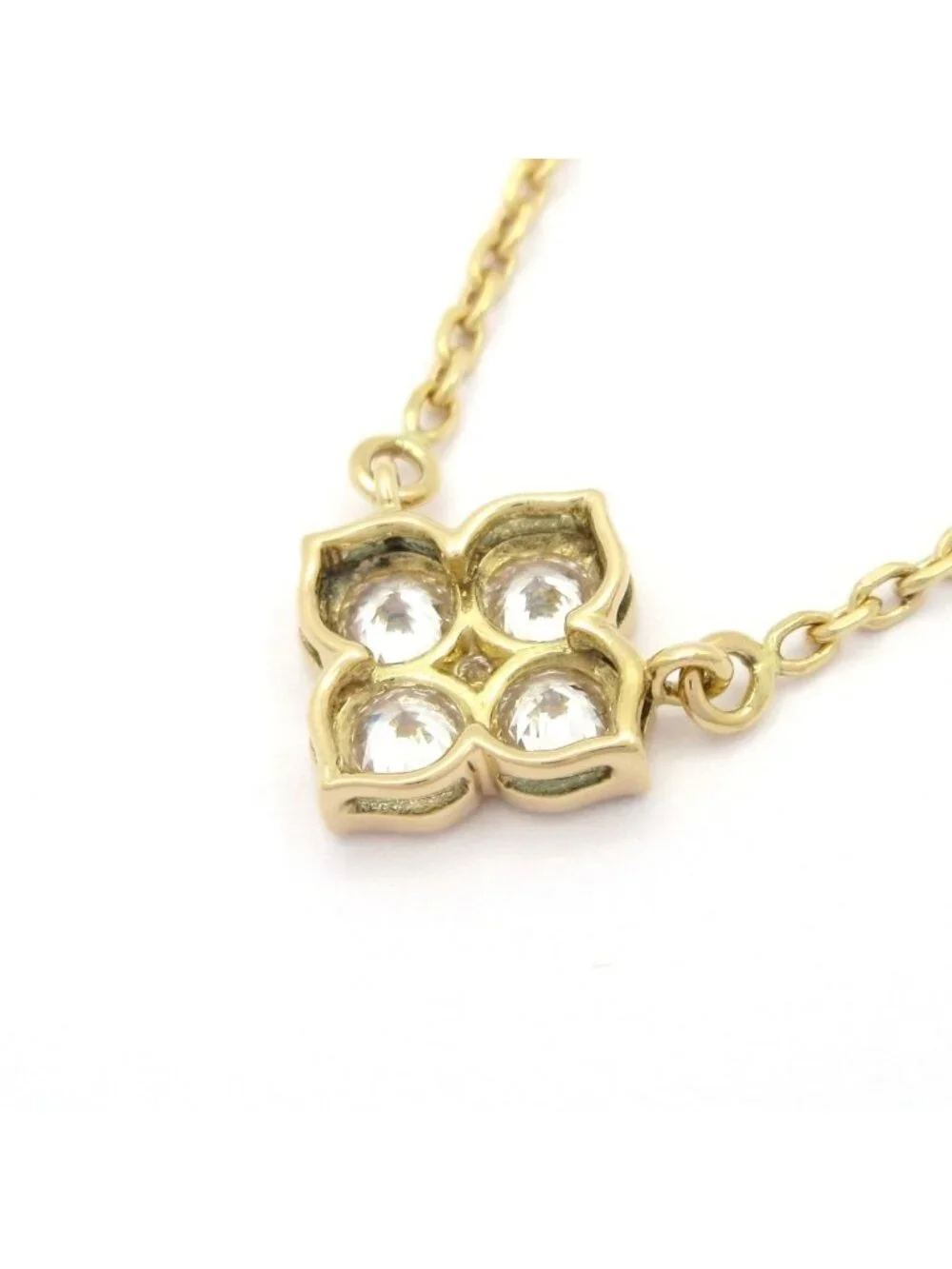 Cartier Necklace Hindu 18k Yellow Gold Diamond Double Stopper